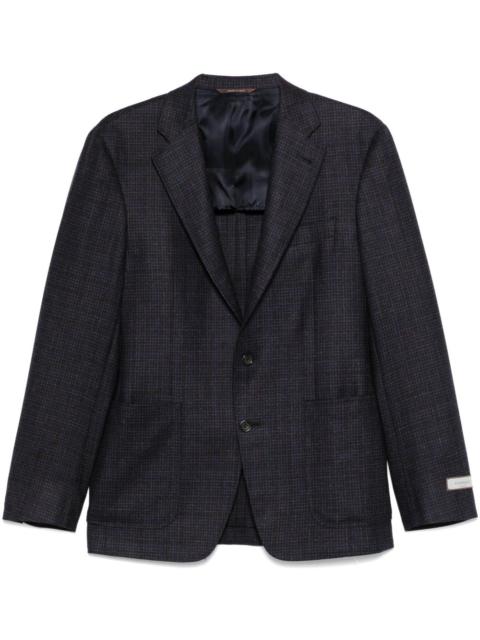 Canali check-pattern blazer