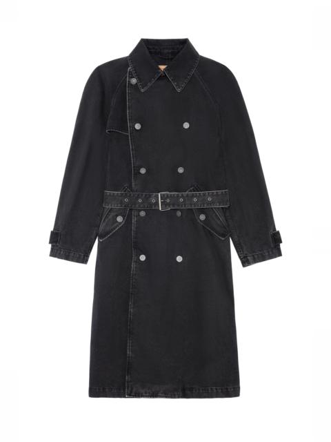Diesel D-DELIRIOUS DOUBLE BREASTED TRENCH COAT