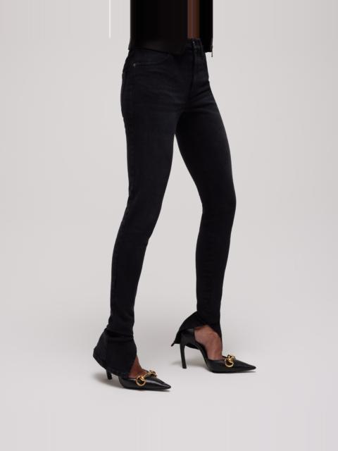 GUCCI Washed cotton denim skinny pants