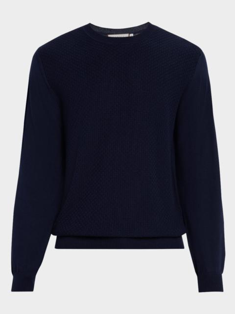 Men's Waffle Crew Sweater
