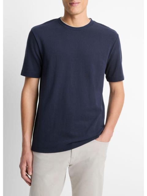 Vince Double-Neck Pima Cotton T-Shirt