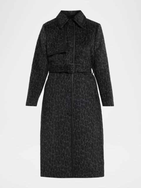 MACKAGE Zeva-A Single-Breasted Wool Trench Coat