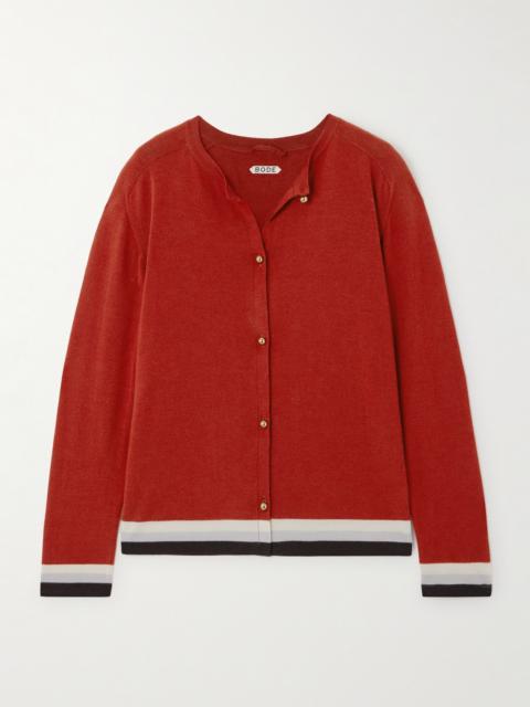 BODE Fairground Merino Wool Cardigan