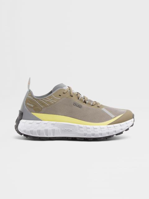 ZEGNA X NORDA™ OLIVE GREEN LOW TOP RUNNING SNEAKERS