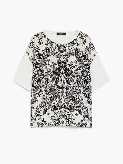 WEEKEND Max Mara CADINE Printed jersey T-shirt | REVERSIBLE