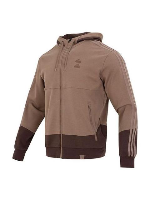 adidas St Gz Must Haves Knit Jackets 'Brown' IA6966