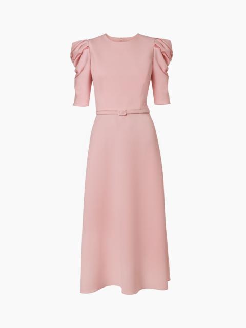 CAROLINA HERRERA Puff-Sleeve Midi Dress