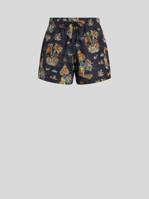 FIGURATIVE PATTERN SWIM SHORTS