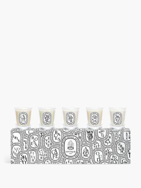 Diptyque Set of 5 miniature candles - Pre-composed