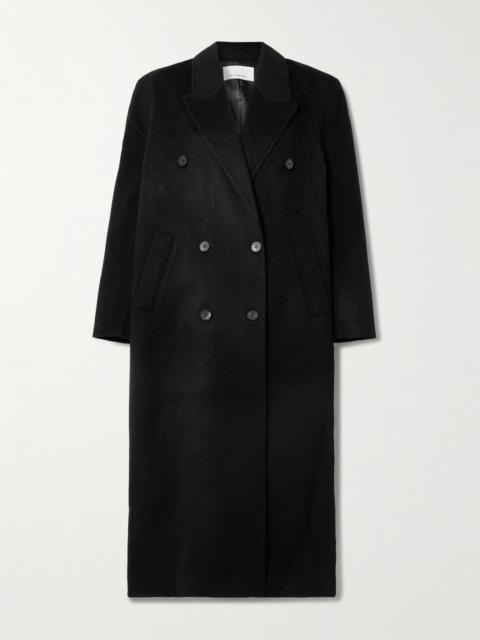 The Frankie Shop Gaia Oversized Double-breasted Wool-blend Coat