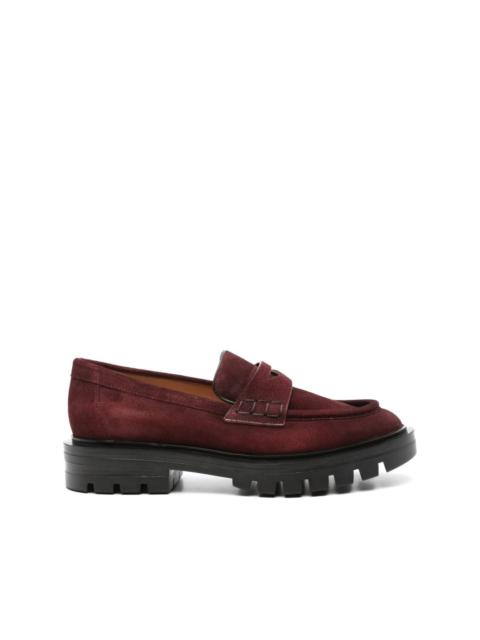 suede loafers