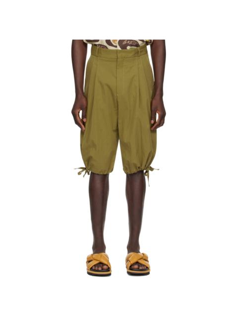 BONSAI Khaki Drawstring Shorts