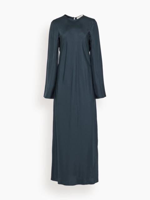 RÓHE Signature Silk Dress in Storm