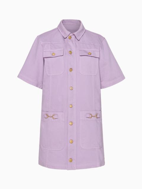 ULLA JOHNSON The Painters Denim Mini Dress