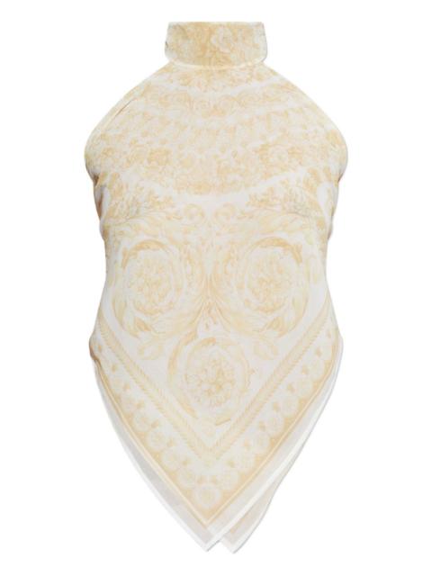 VERSACE paisley-pattern blouse