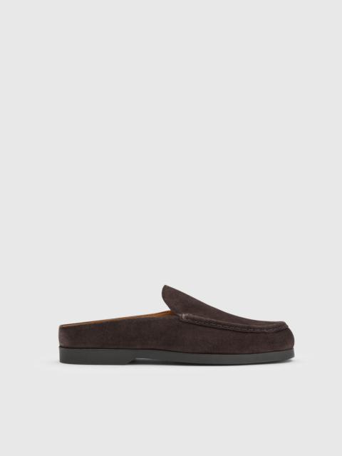ATP ATELIER Tenno Walnut Suede Slip-ins