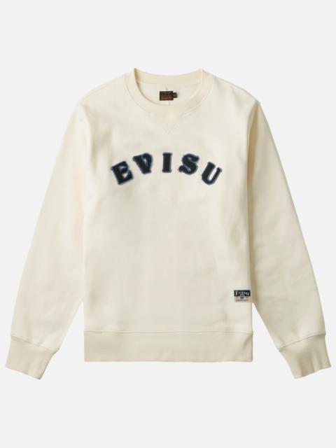 EVISU Evisu Embroidery Badge Fleece Sweatshirt