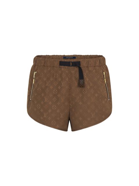 Louis Vuitton Iconic Monogram Sports Shorts In Technical Taffeta