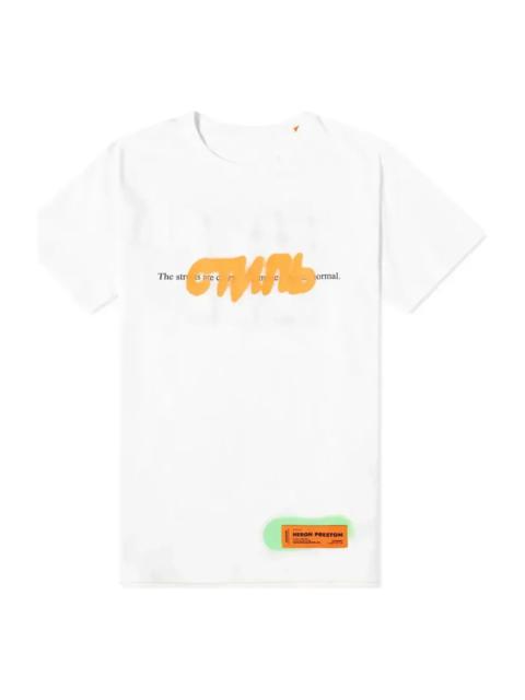 Heron Preston HERON PRESTON CTNMB Spray Print T-shirt 'White' HMAA011S209140270188