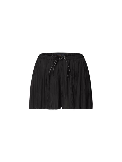 Louis Vuitton Pleated Jersey Mini Shorts