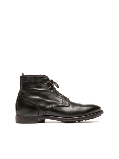 OFFICINE CREATIVE Prince lace-up leather boots