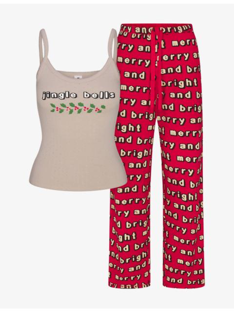 SKIMS Cactus Plant Flea Market x SKIMS Pointelle Cami Cotton Sleep Set