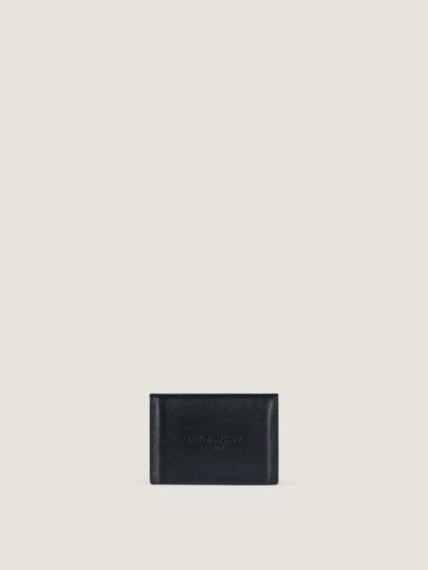 Givenchy ANTIGONA STAMPED FLAP CARD HOLDER IN LEATHER