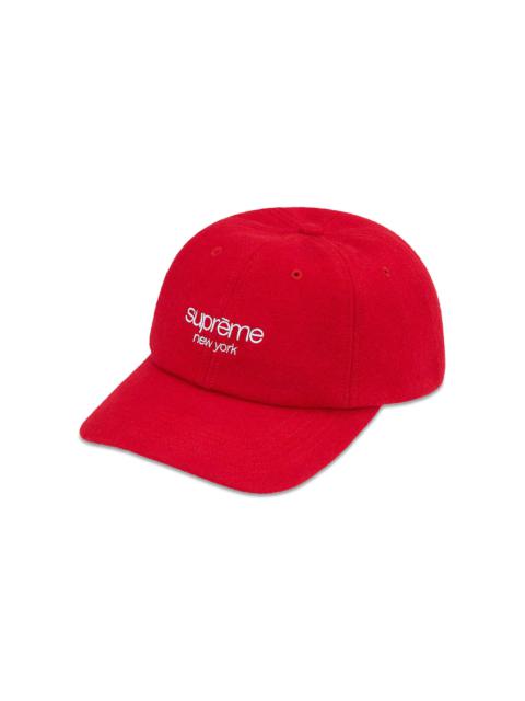 Supreme Waxed Wool 6-Panel 'Red'