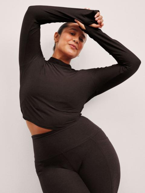 BEYOND YOGA Featherweight Moving On Cropped Pullover