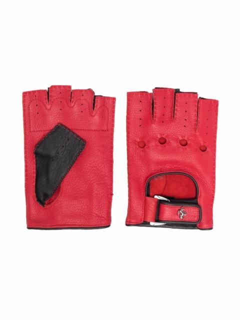 Ferrari PRANCING-HORSE LEATHER DRIVING GLOVES