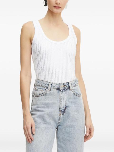 PINKO sequin-embellished tank top
