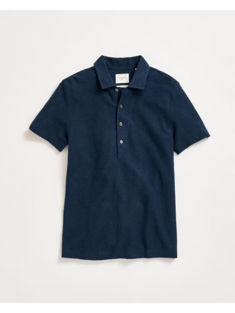Billy Reid Hemp Cotton Twill Polo
