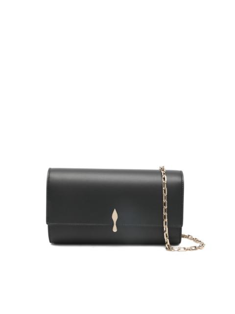 snap-fastening clutch bag