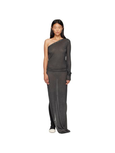 Rick Owens DRKSHDW Gray Tower Ziggy Maxi Dress
