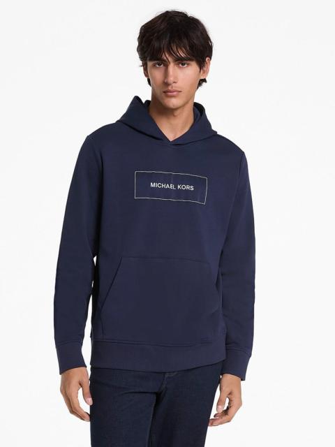 MICHAEL KORS Logo Cotton Blend Hoodie