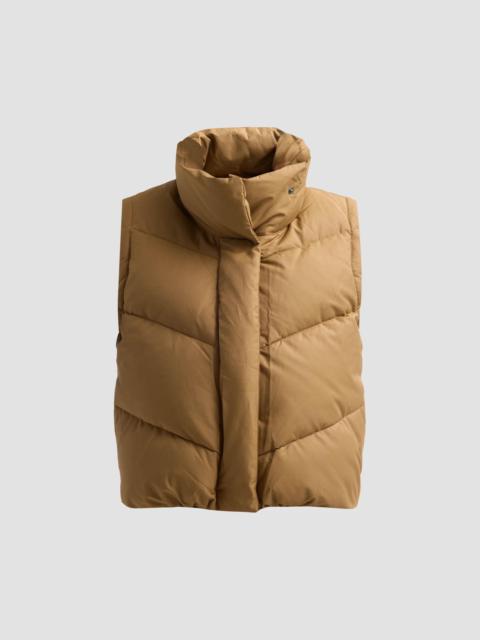 TWP Women's Cotton-Blend Puffer Vest - Carafe