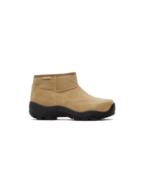 OPEN YY Burgundy Ballet Slouchy Short Boots | REVERSIBLE