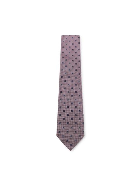 pink silk tie