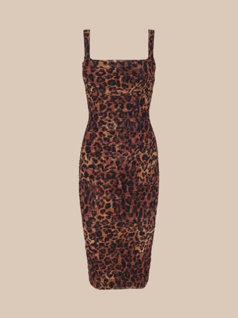 L'AGENCE Anya Shirred Dress