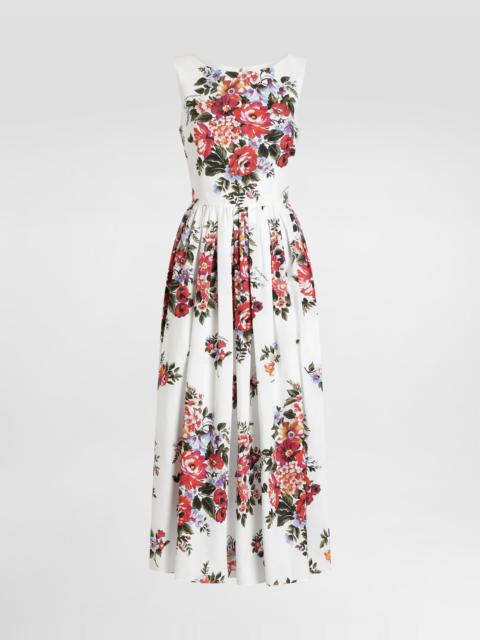 Dolce & Gabbana Flower bouquet-print cotton dress