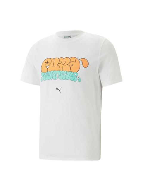 PUMA Graphics Graffiti T-Shirts 'White' 622553-02