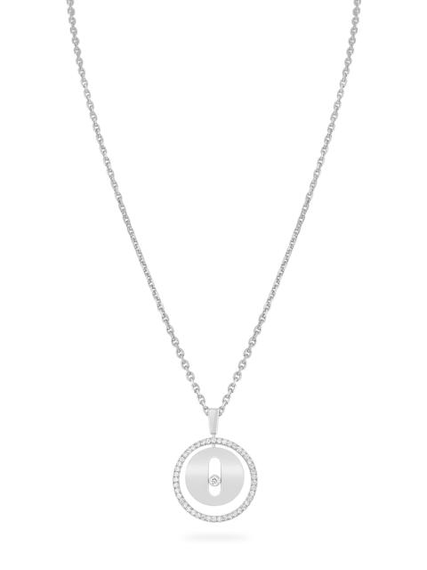 MESSIKA Women's Lucky Move PM 18K White Gold & Diamond Pendant Necklace - White Gold