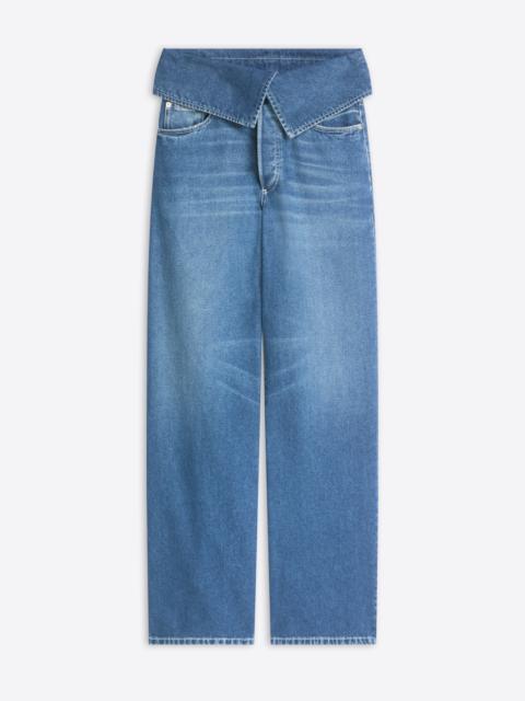 Dries Van Noten FOLDED DENIM PANTS