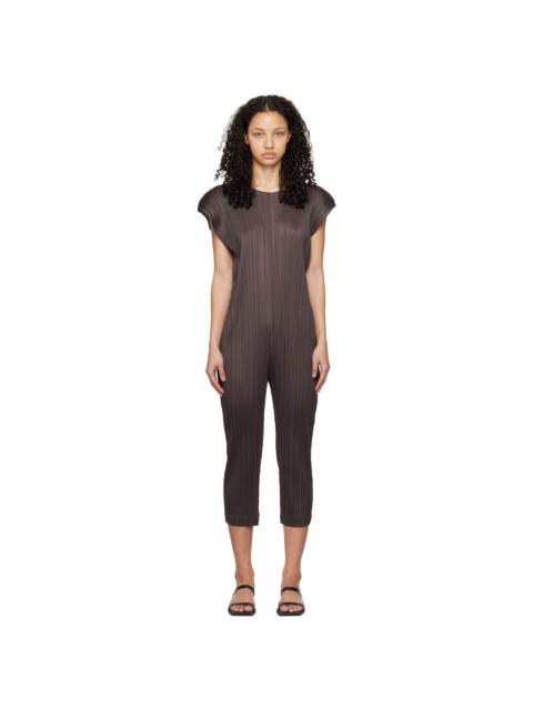 Pleats Please Issey Miyake Gray Monthly Colors January Jumpsuit