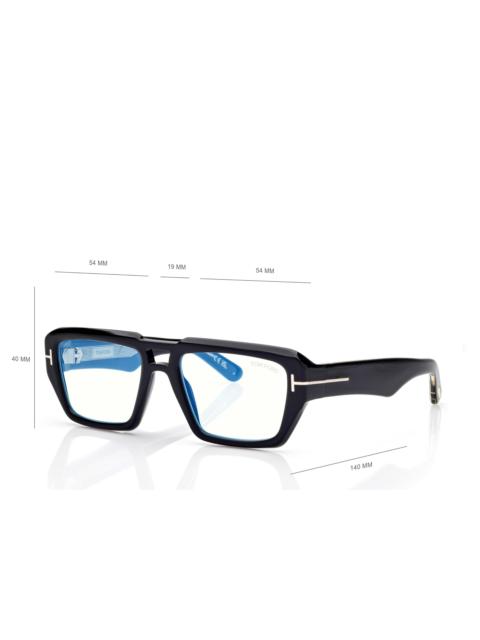 TOM FORD ICON BLUE BLOCK NAVIGATOR OPTICALS