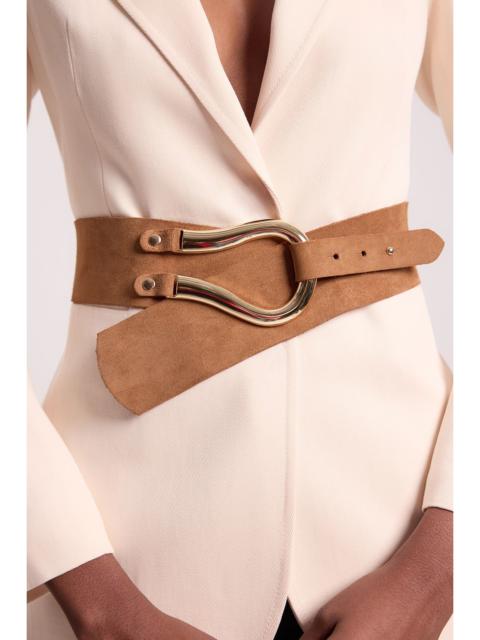 KAREN MILLEN Suede Hardware Detail Waist Belt