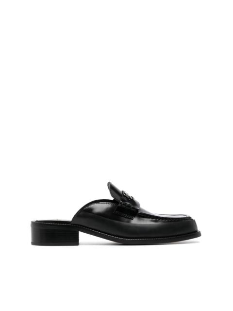 MISBHV Brutalist slip-on leather loafers