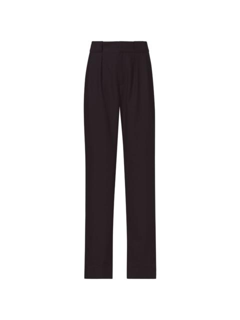 pleat-detail tailored trousers