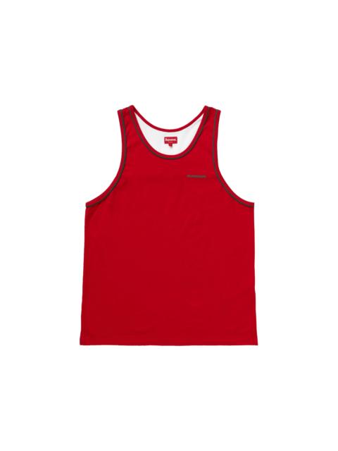 Supreme Supreme Piping Tank Top Red