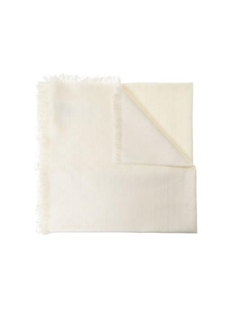 Max Mara monogram-jacquard scarf